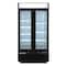 Maxx Cold Double Glass Door Narrow Width Merchandise Refrigerator, Swing Style Door, 39.5 in.W, 36 cu. ft., Black MXM2-36RBHC - alternate 2